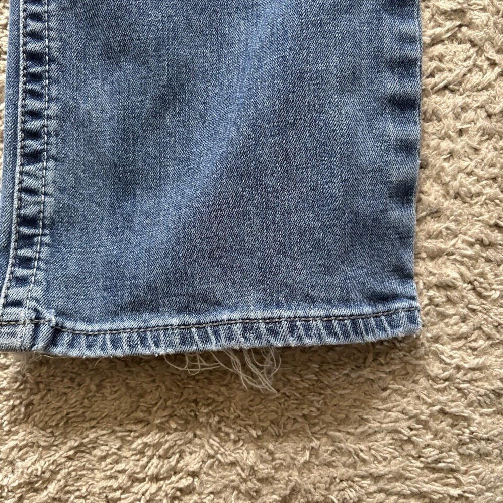 Ariat M4 Relaxed Boot Cut Jeans Distressed Men's 36x32 Medium Wash Western - Picture 2 of 10